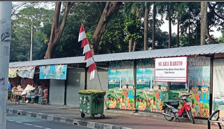 Pramono Anung Ngotot Bangun Taman Bendera Pusaka Meski Pedagang Barito Ogah Pindah